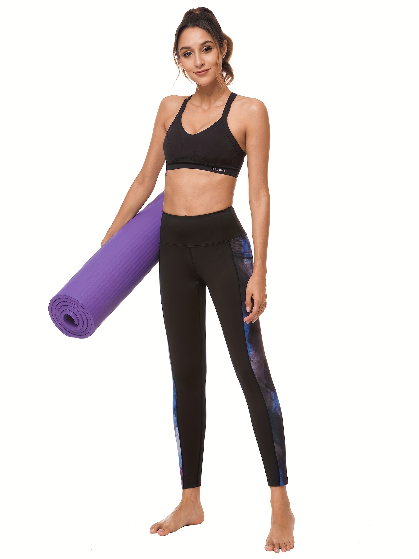 Pantalones De Yoga Deportivos Para Gimnasio Para Mujer, Leggings De  Ciclismo Para Ejercicio Deportivo Con Bolsillos, Ropa Deportiva Para Mujer