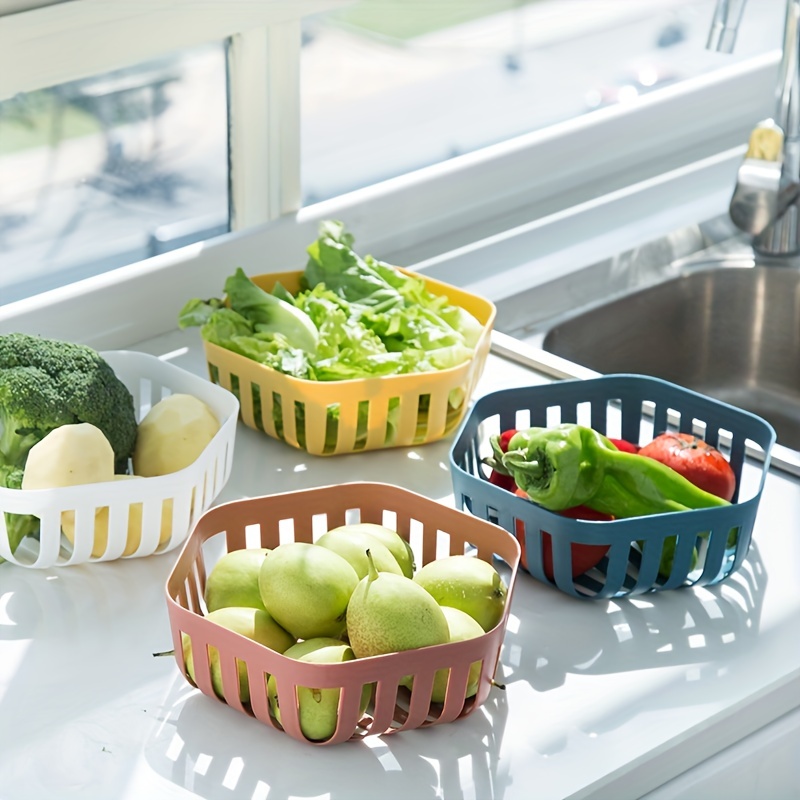 Égouttoir transparent pour évier de cuisine - Rangement extensible en  plastique pour bols, paniers d'égouttage et légumes