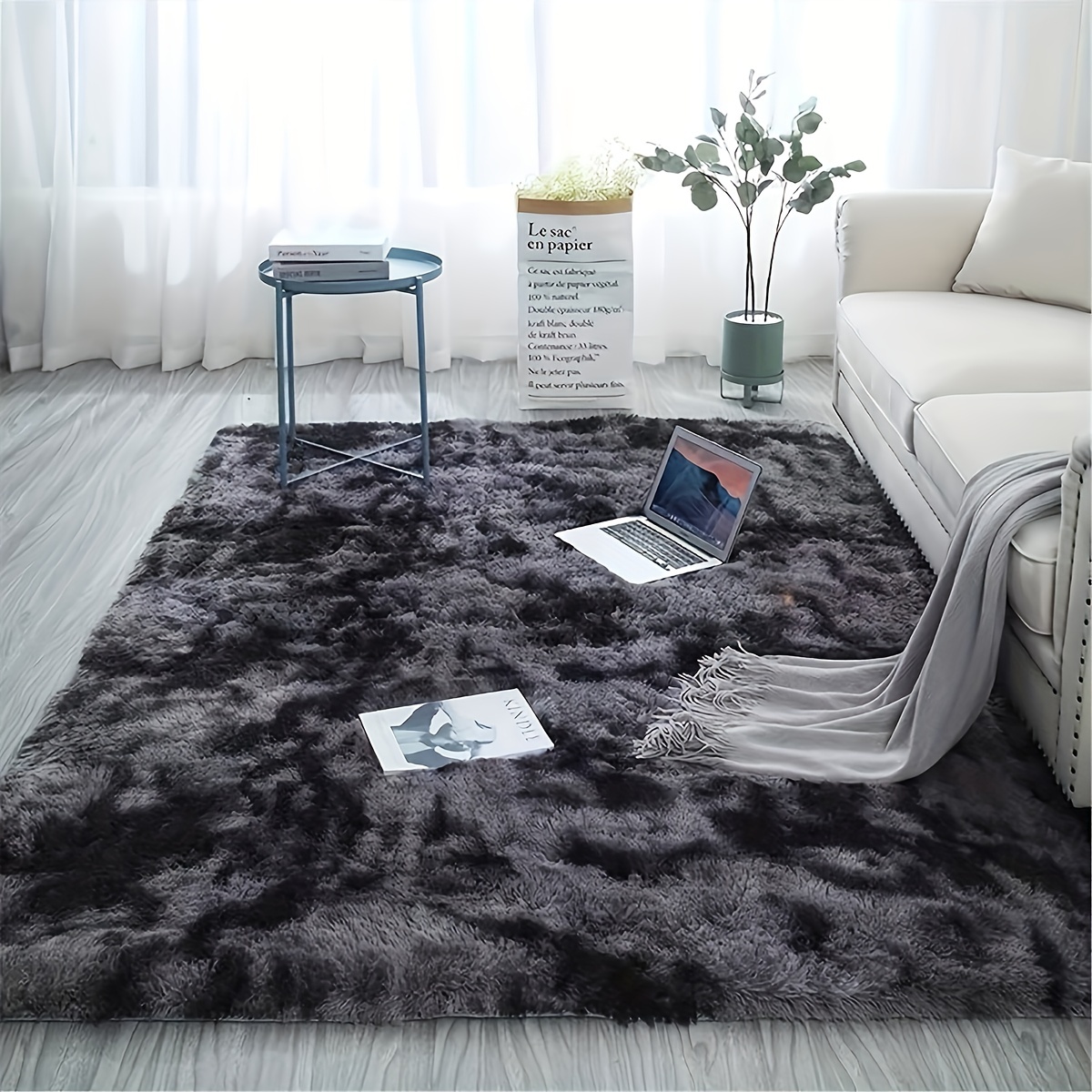 Rugs Carpet Mat Off-White Abstract Old Industrial Style Large for Living  Room, Bedroom-80*160
