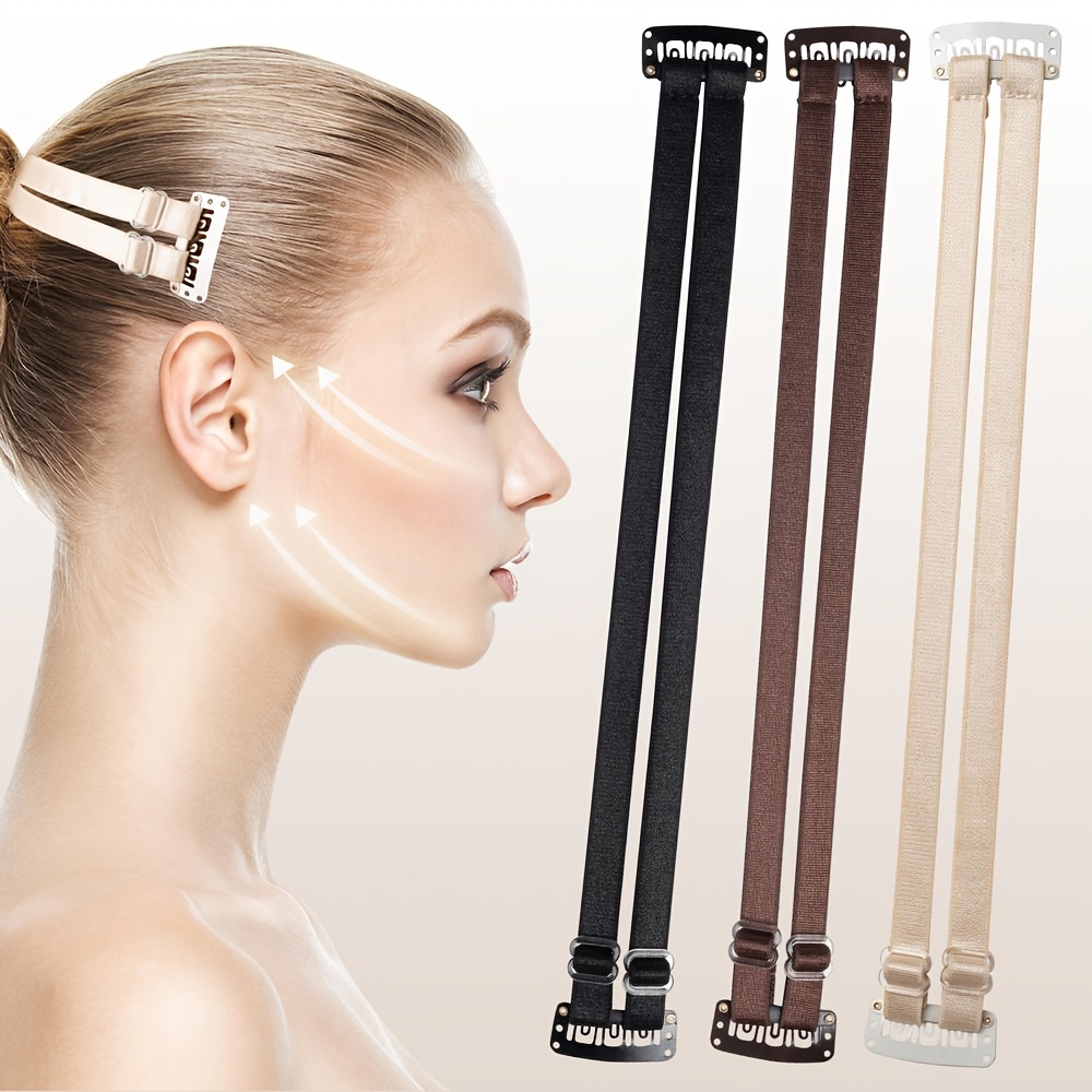 Invisible Hair Band Face Lift Band Clip Stretching Strap - Temu