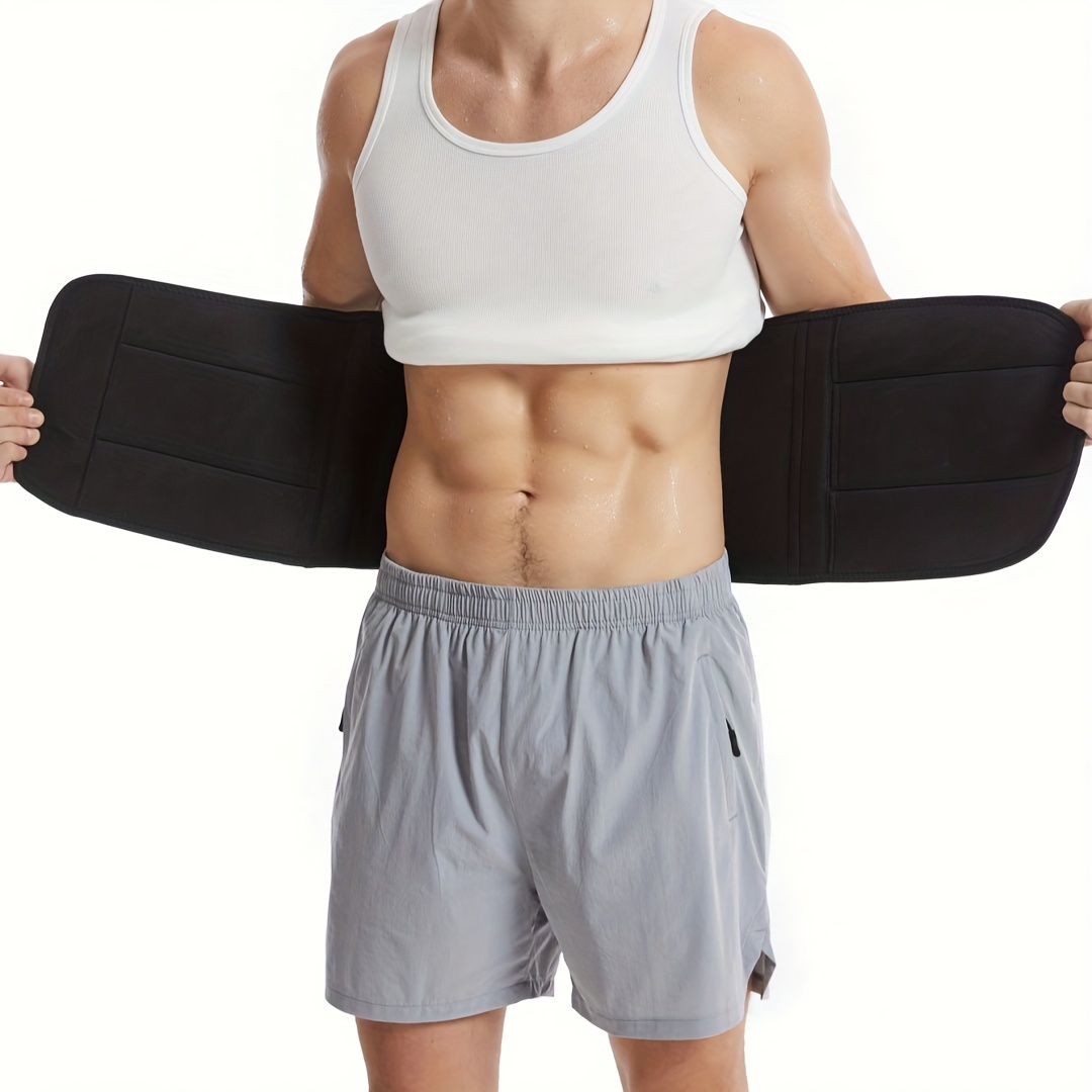 Fitness Neoprene Lumbar Waist Trimmer Belt Weight Loss Sweat Band Wrap Fat Tummy  Stomach Sauna Sweat Belt Men Women Sports Gym