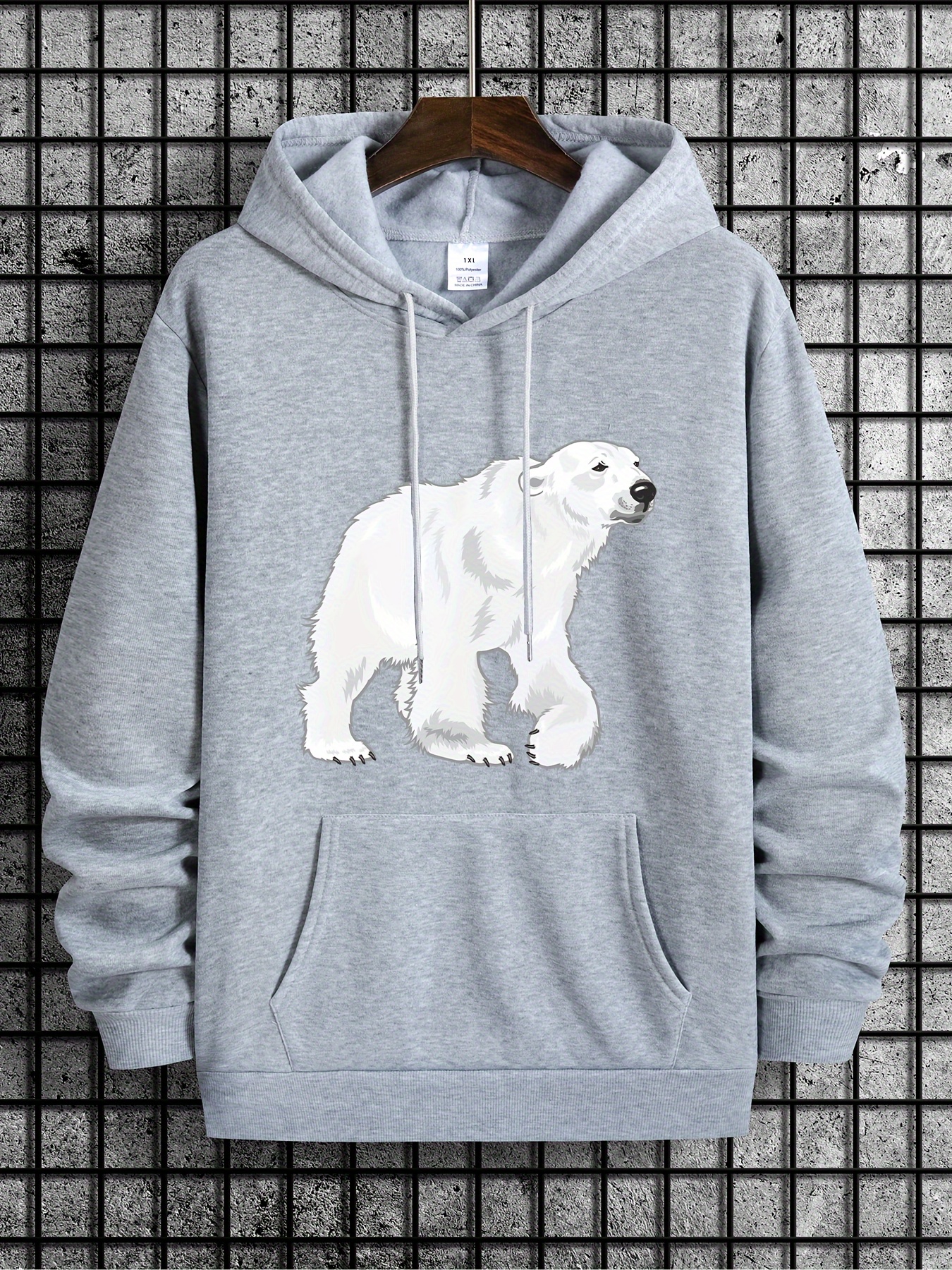 White bear cheap clothing hoodie