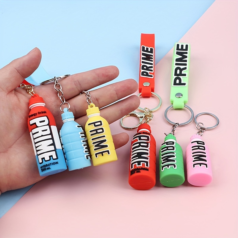 Y2k Mini Prime Bottle Keychain Bracelet Wristlet Cool Candy - Temu