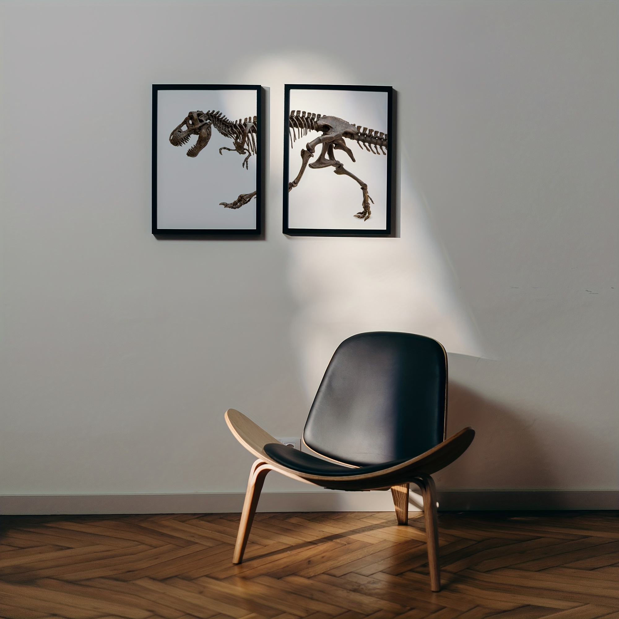 Prints Painting Dinosaur Wall Art Unframed Black And White - Temu