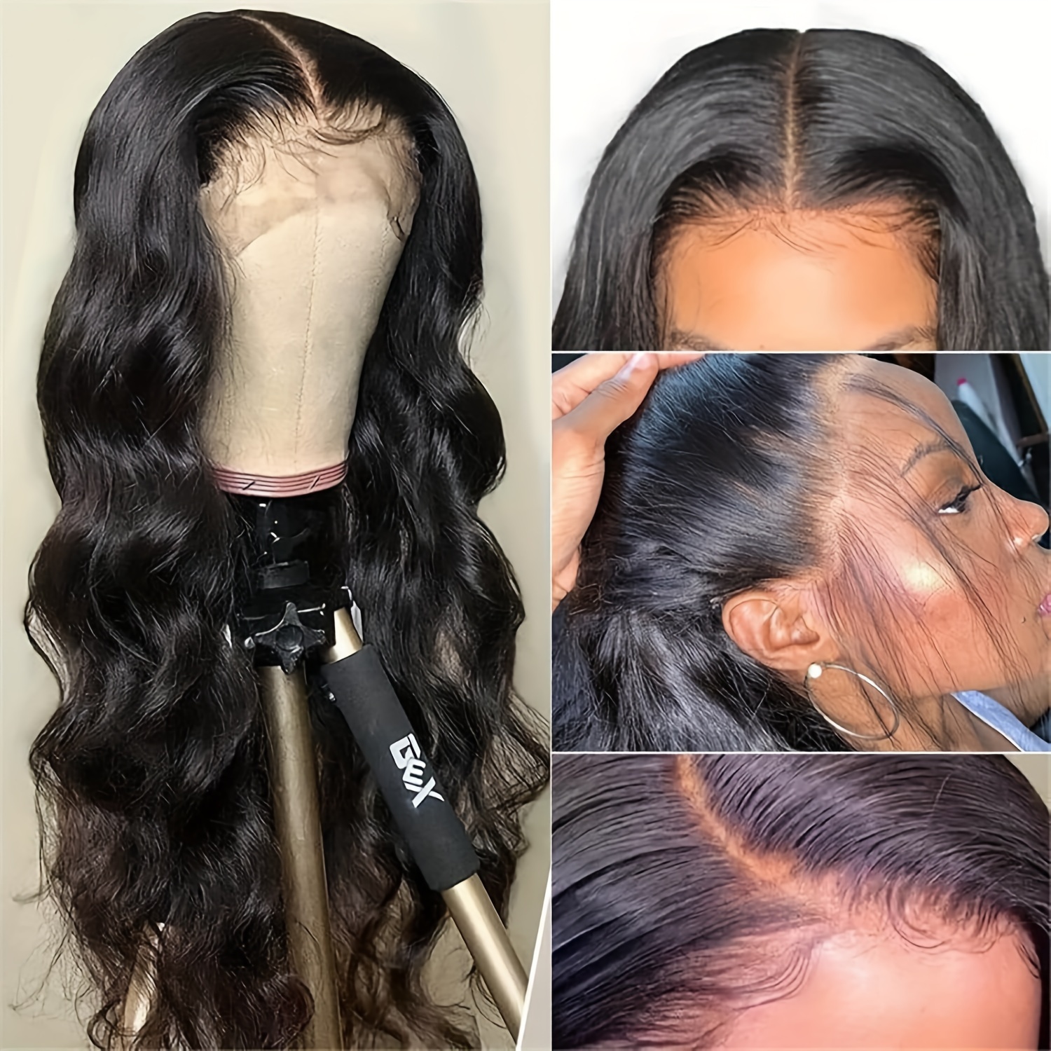 Body Wave Lace Front Wigs Human Hair Glueless 4x4 Lace Temu