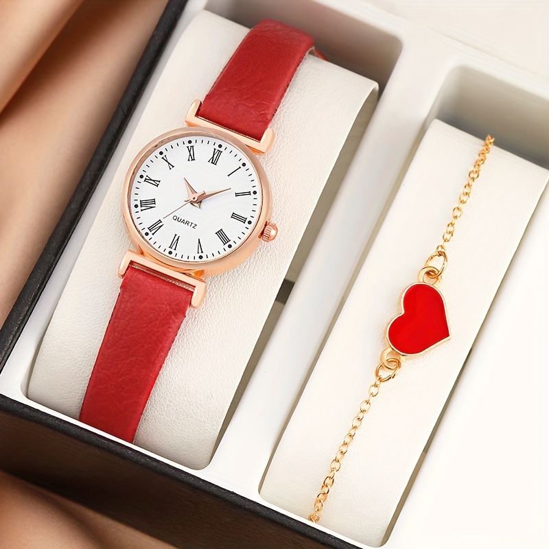 Reloj rojo online mujer