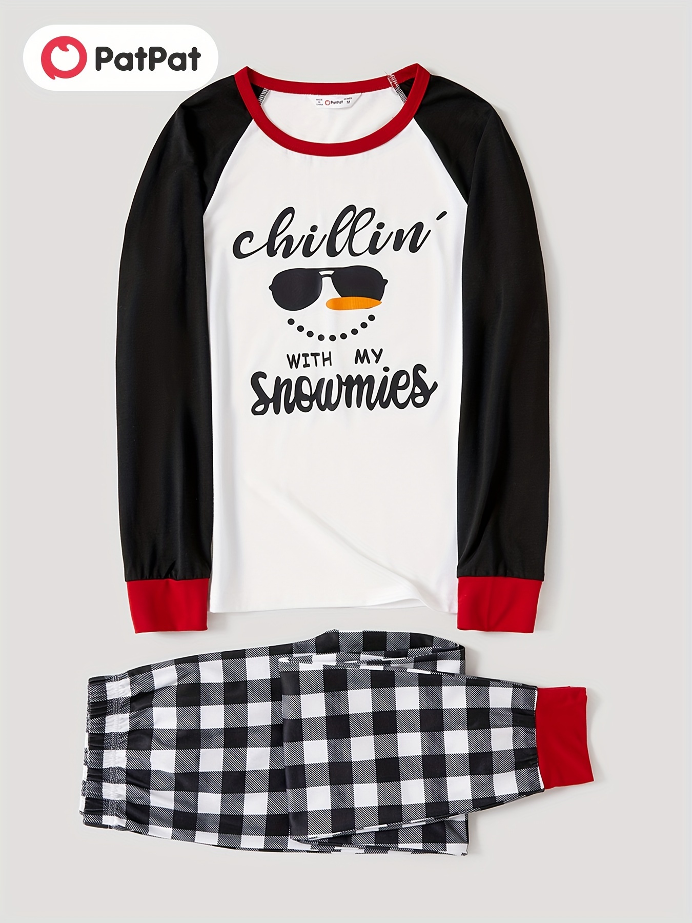 Chillin Snowman Christmas Pajamas Matching Family And Pet - Family
