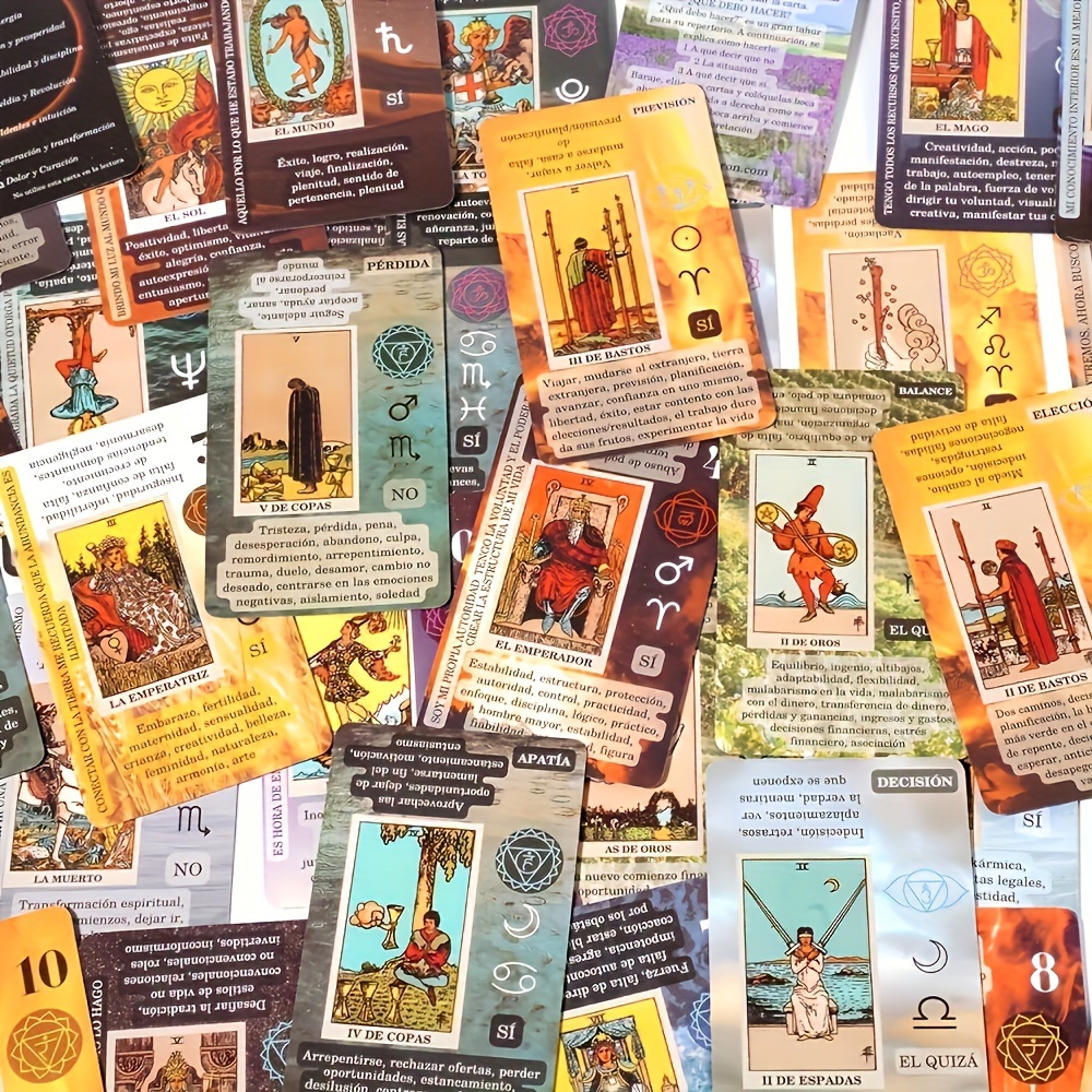 Tarot débutant chaudron sorcier, cartes de tarot avec