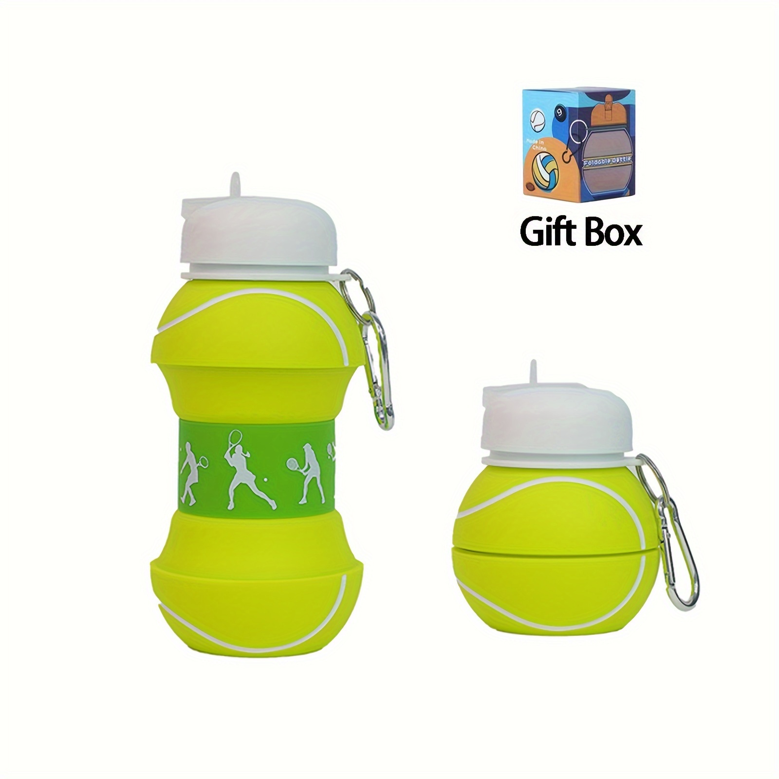 Ball-shaped Collapsible Water Bottle, Lightweight Portable Leakproof And  Shatterproof Water Bottles, Suitable For Outdoor Fitness, Sports,  Activities, Travel - Temu