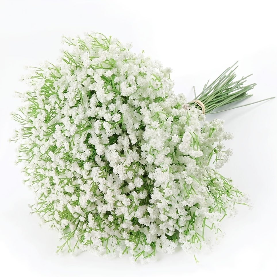 Great Choice Products 6Pcs Babys Breath Fabric Cloth Artificial