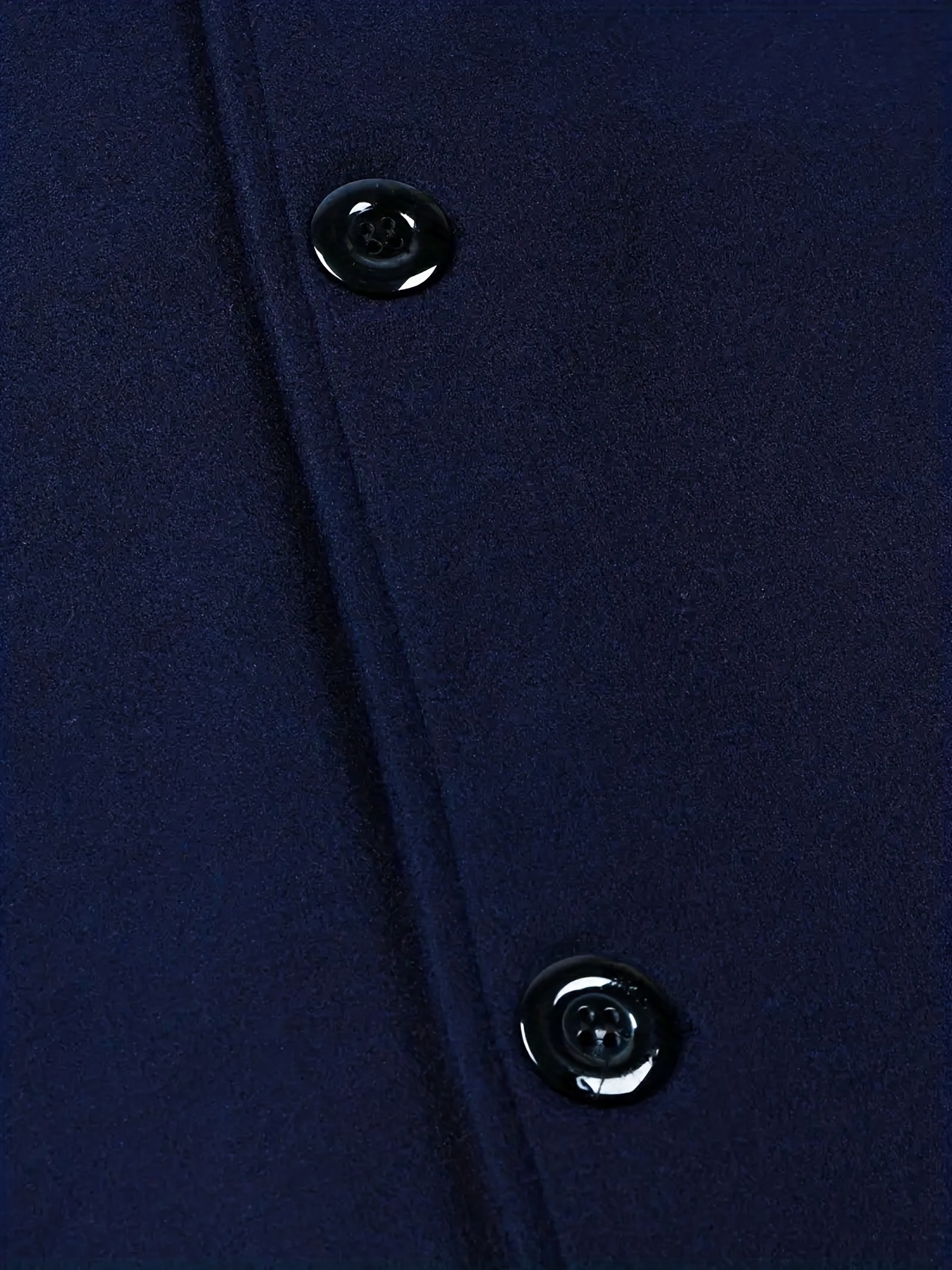 Men's Double-Breasted Lapel Collar Jacket Wool Coat Trench Winter Warm  Overcoat