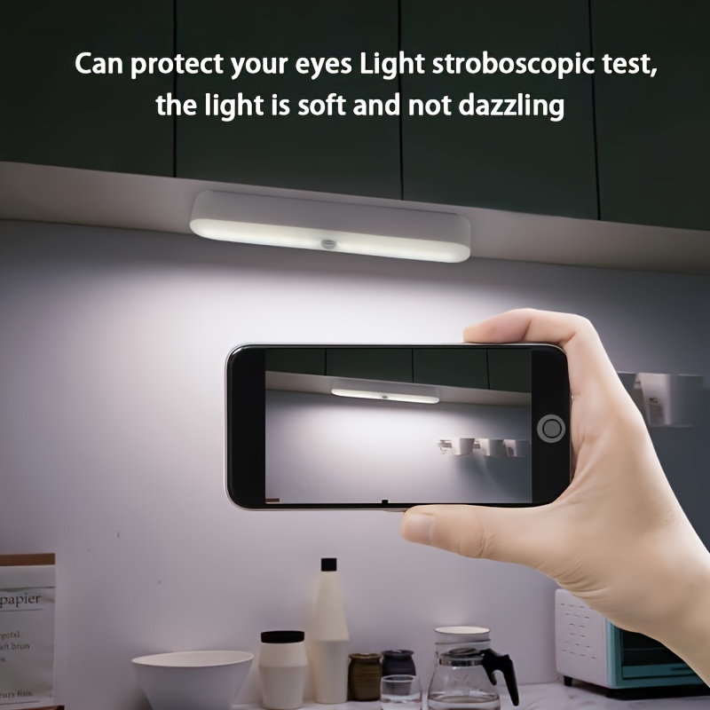 Luces nocturnas con Sensor de movimiento LED, luz de armario de inducción  inalámbrica, lámpara de pared para dormitorio, mesita de noche, encendido/ap
