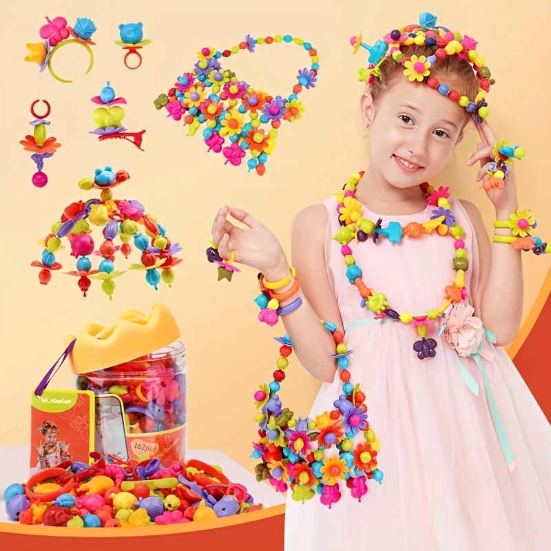 Children's Educational Handmade Diy Jewelry Making Kit, Multi