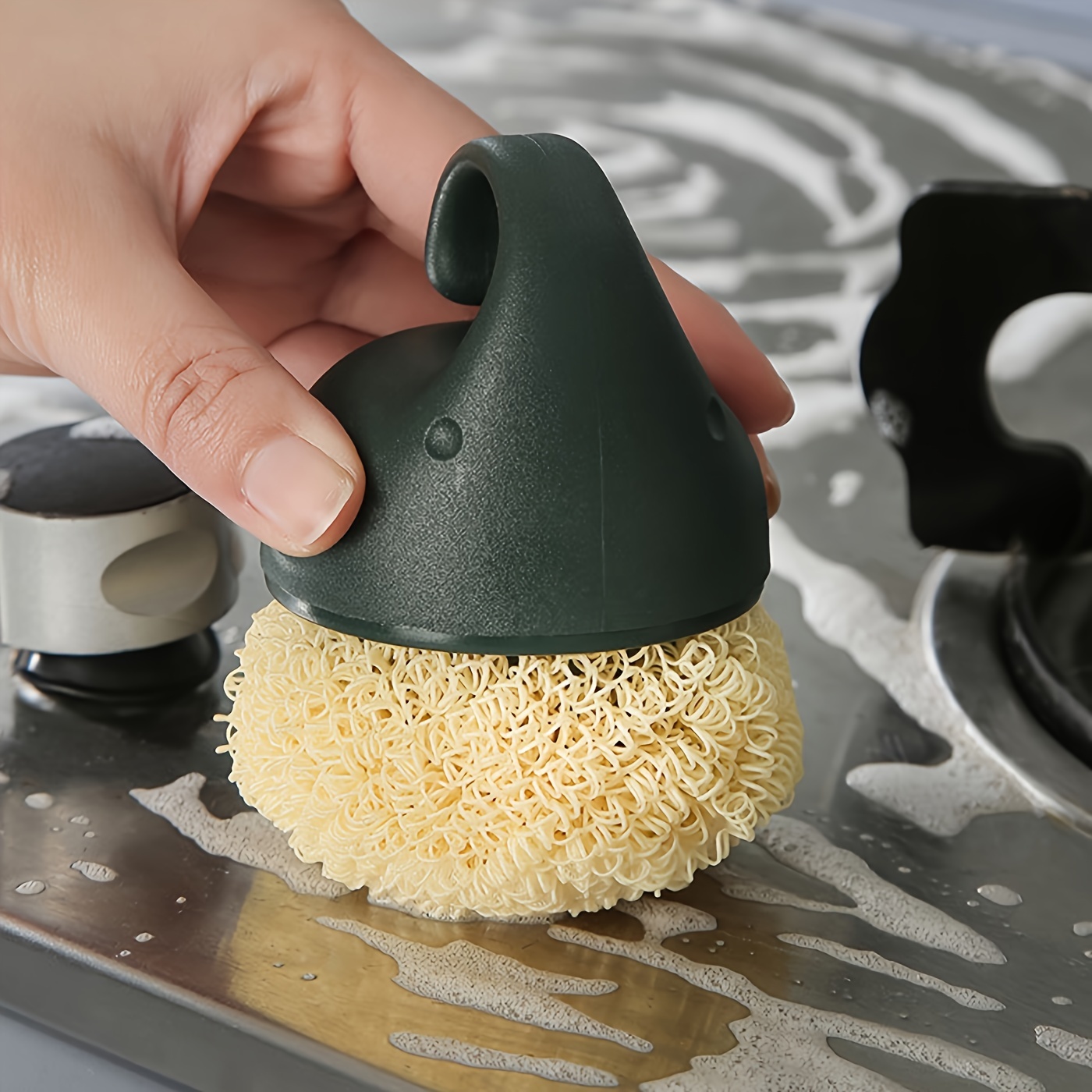 Kitchen Multi-functional Hydraulic Pot Washing Brush For Restaurant: Get  Spotless Dishes In Seconds! For Hotels&restaurant Kitchen - Temu