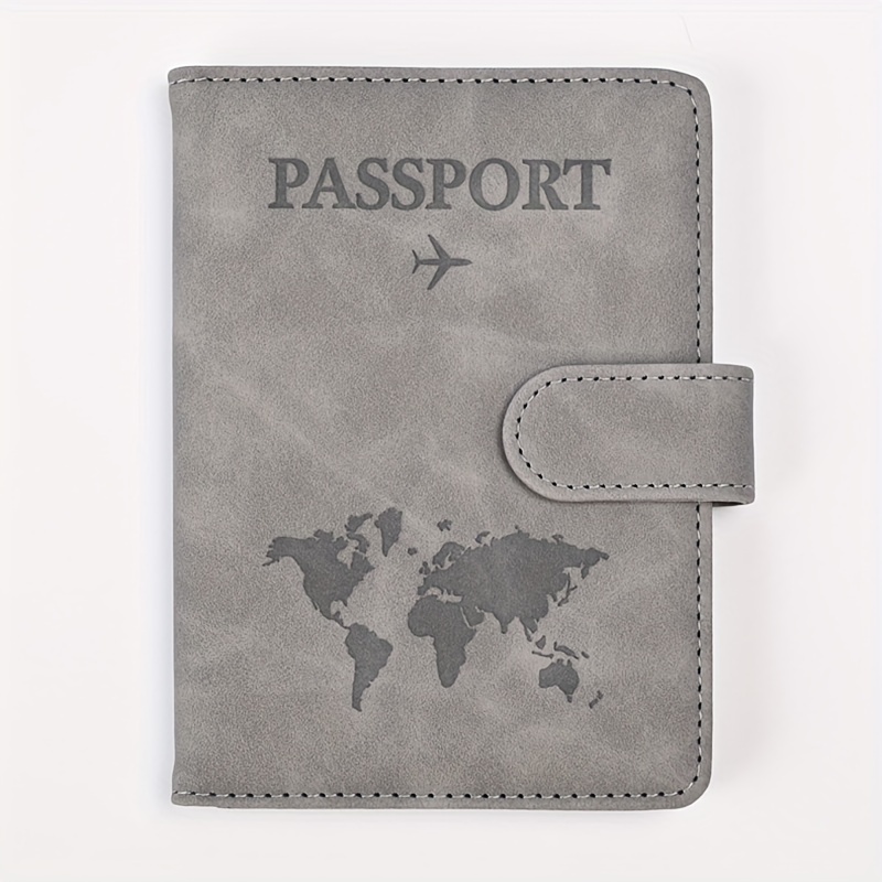 Passport Holder Cover Wallet Rfid Blocking Leather Card Case Travel  Document Organizer For Birthday Or Christmas Gifts For Men And Women - Temu