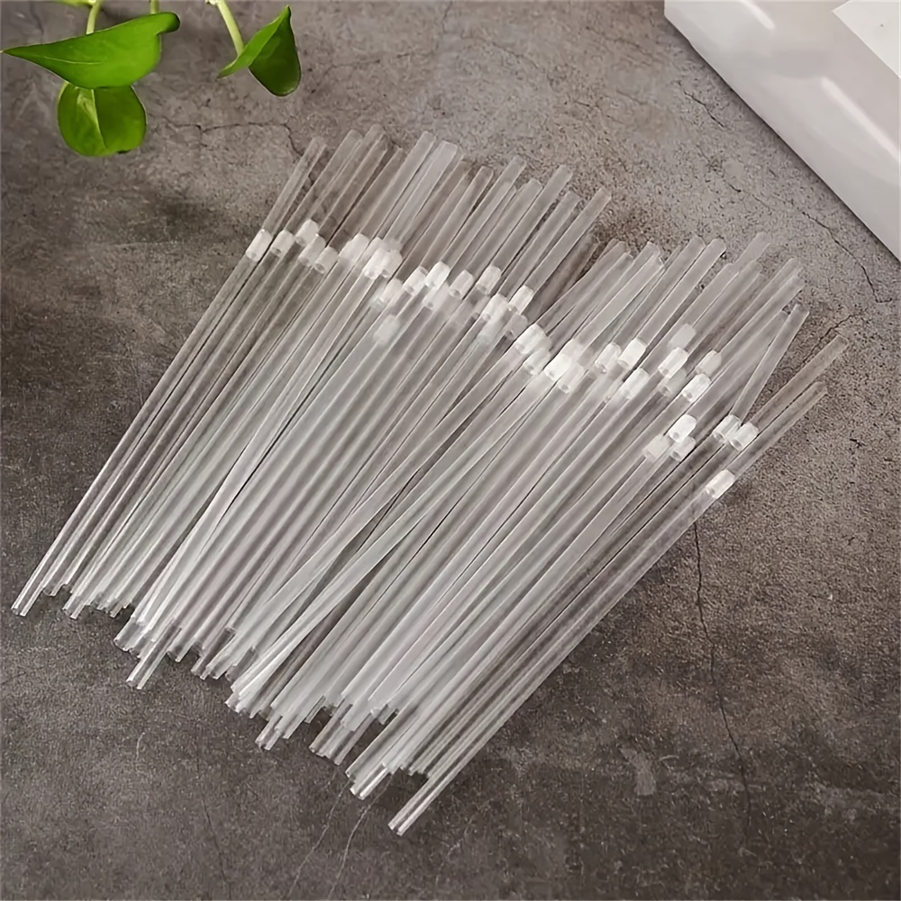 100Pcs 10.3 inch Colorful Extra Long Flexible Drinking Straws