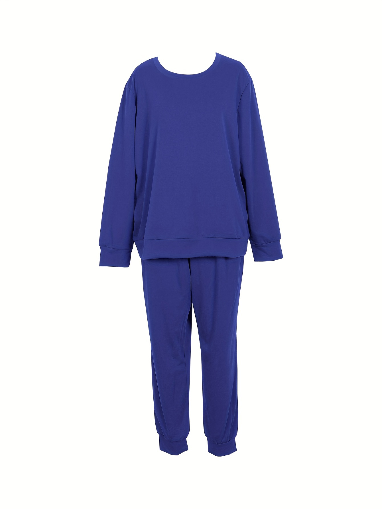 Solid Long Sleeve Top & Joggers Set