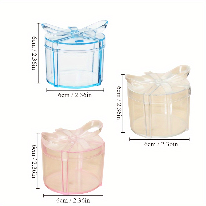 Round Plastic Candy Container