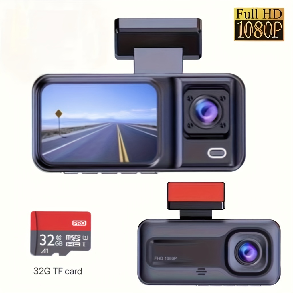 Dash Cam Front and Rear, FHD 1080P Pro Dash Cam with Infrared