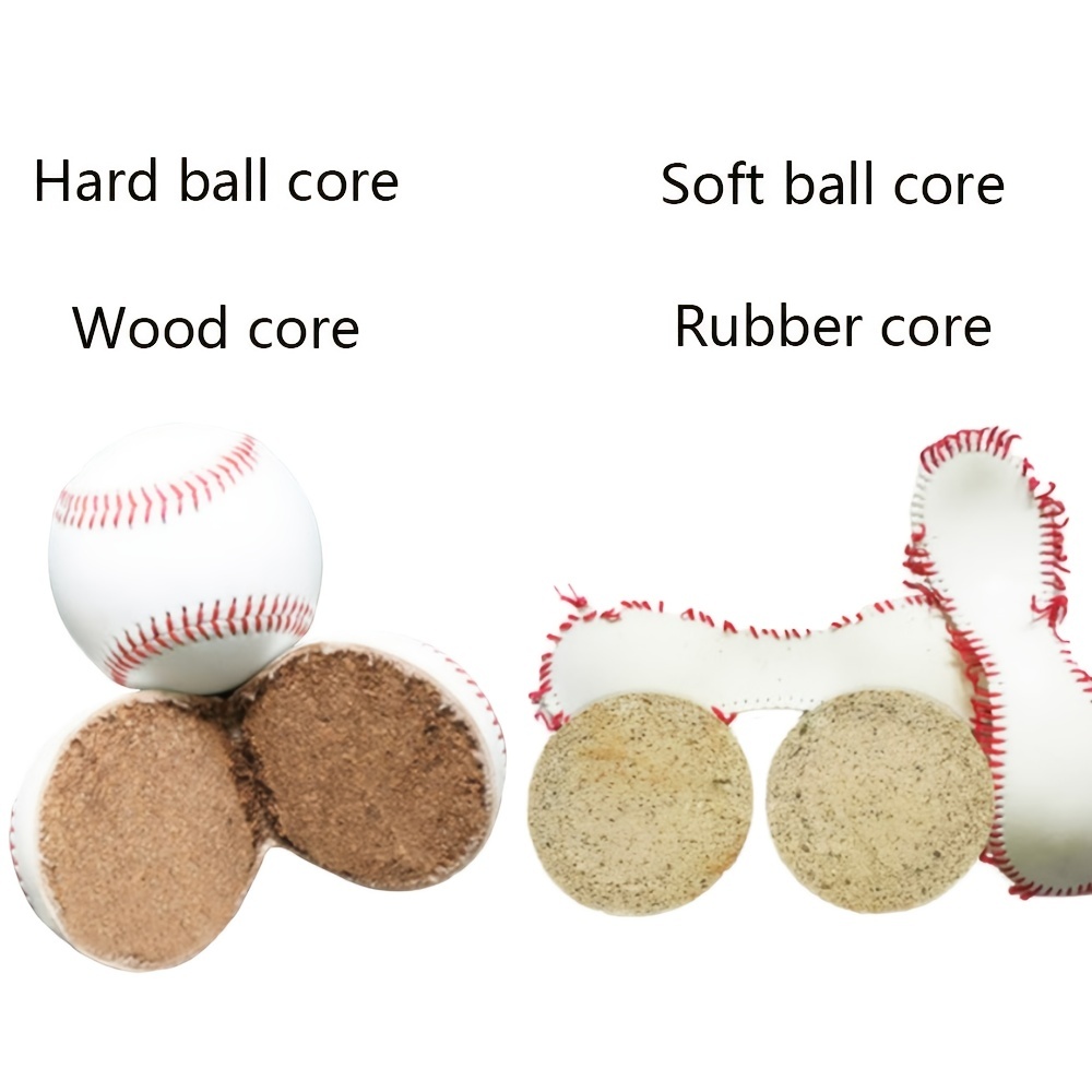 9-inch (7.2cm) soft baseball hard baseball practice ball