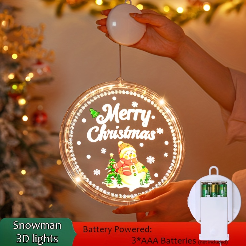 Battery powered deals christmas window lights