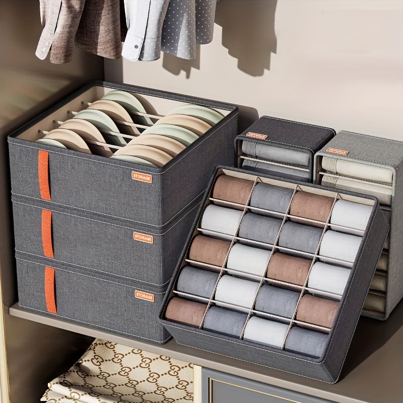 Small Closet Organization Ideas Household Foldable Mesh Underwear Storage  Box Socks Bra And Panties Shoe Storage Dorm 