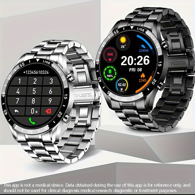 LIVLOV Smart Watch Pour Hommes Femmes, 2.0inch HD Écran Tactile Montre de  Fitness (Répondre/Passer des Appels) Avec 112 Modes Sportifs, IP68 Étanche  Suivi d'Activité Compatible Avec Android IOS - Temu France
