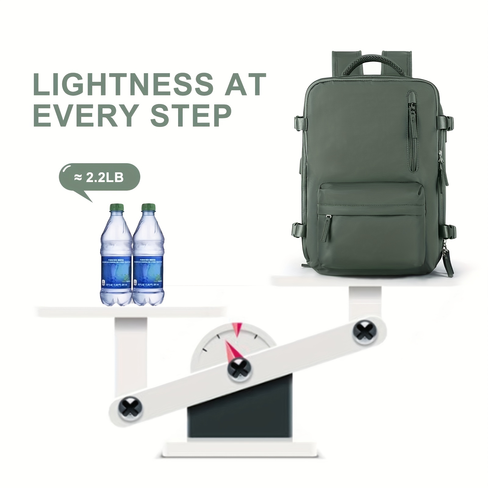 Large Capacity Travel Storage Backpack Lightweight Rucksack