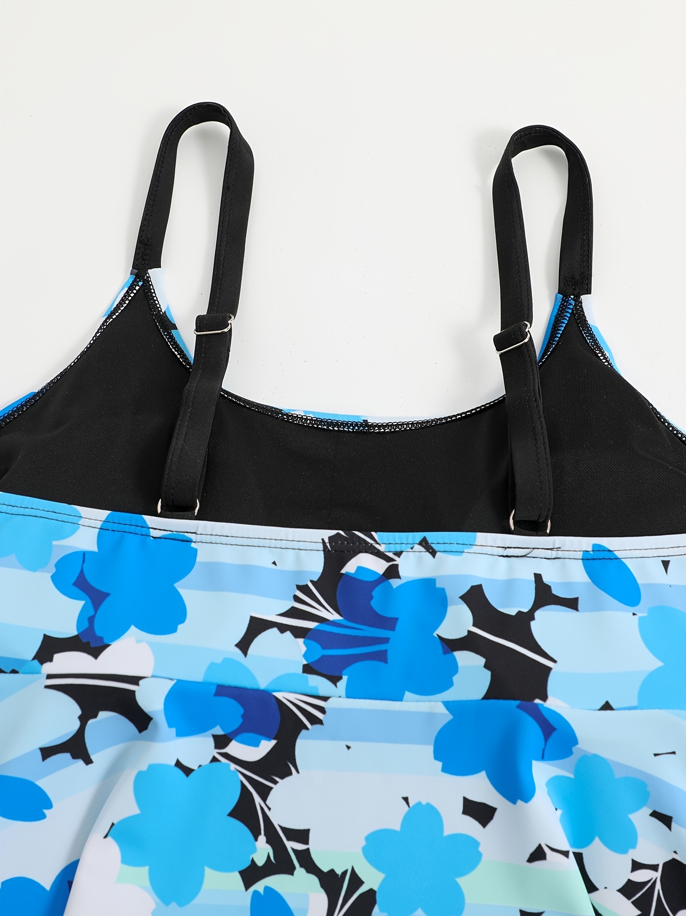 2pcs/set Floral Printed Swimwear With Boyshort Bathing Suits For Women  Bathing