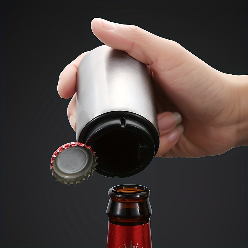 New Automatic Beer Bottle Opener Magnetic Stainless Steel - Temu Austria