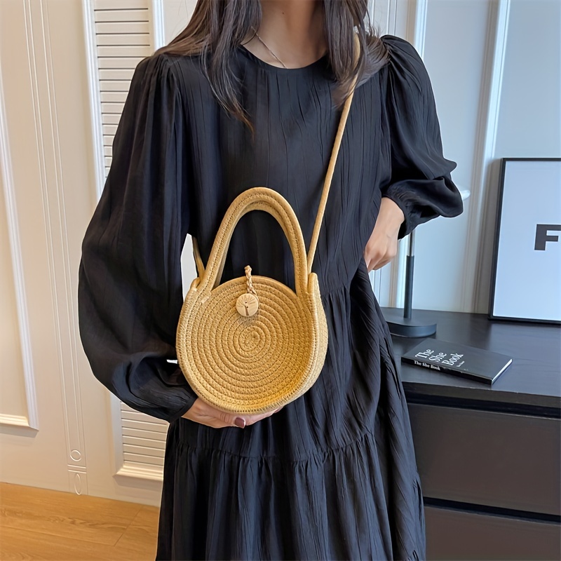 Basket - Round Shoulder Bag