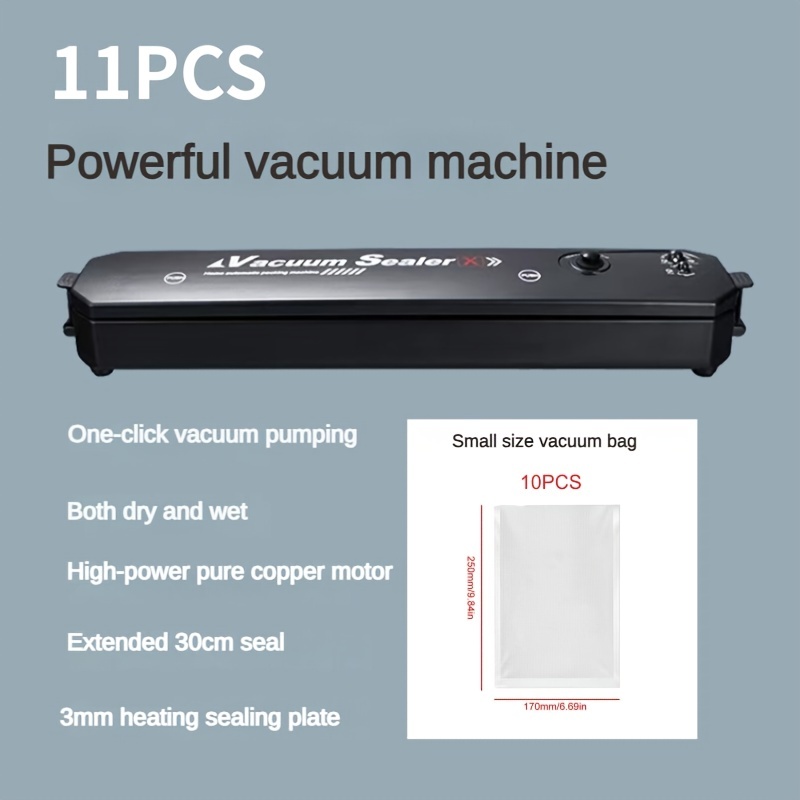 Powerful but Compact Vacuum Sealer Machine , One-Touch Automatic