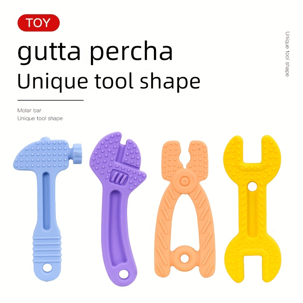 Silicone Baby Teething Toys Sensory Tool Hammer Wrench - Temu