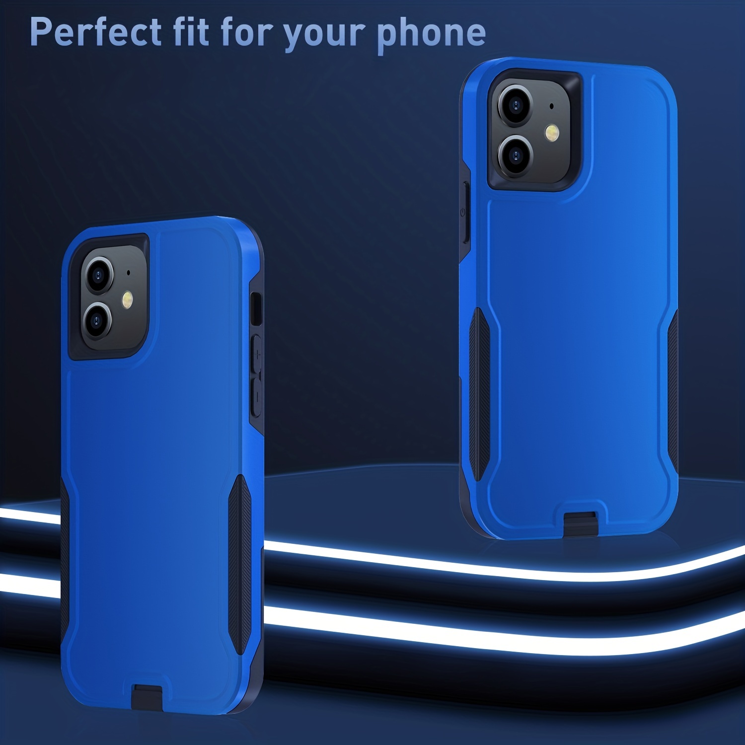 Funda para iPhone 11 (serie de cuerpo completo de 360°), resistente con  protector de pantalla para iPhone 11 (6.1 pulgadas), transparente