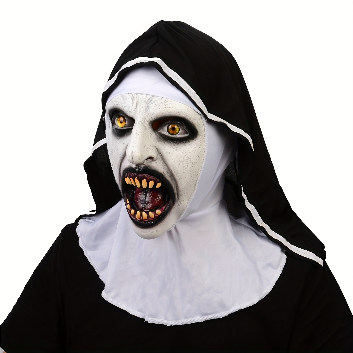 Latex Realistic Horror Faceless Zombie Mask Ghost Headgear - Temu