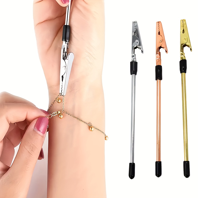 1pc Bracelet Fastener Helper Jewelry Clasp Assist Tool, Portable