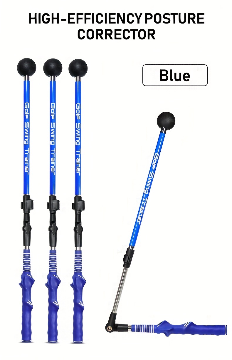 Golf Swing Trainer Portable Golf Training Aid Adjustable Temu