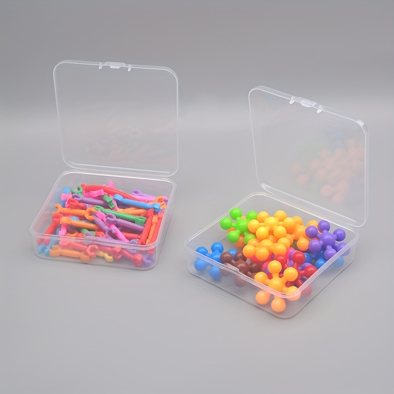 Square Transparent Plastic Boxes For Hardware - Temu