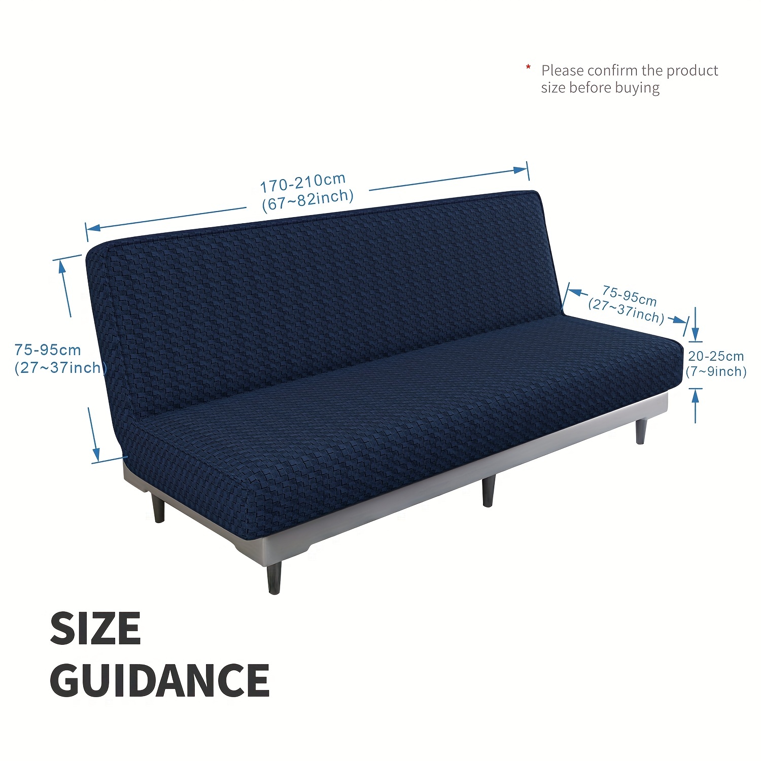 1pc Copridivano Letto Futon Copridivano Elastico Universale - Temu