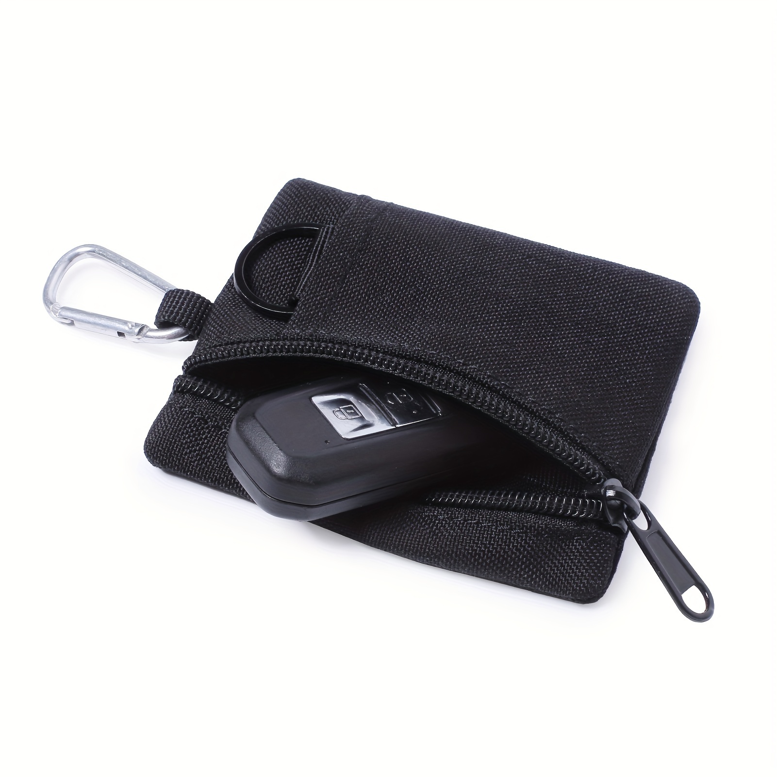 GOTOTOP mini étui pour écouteurs à glissière Pochette de rangement pour  étui à gadget rigide grande pour porte-clés casque