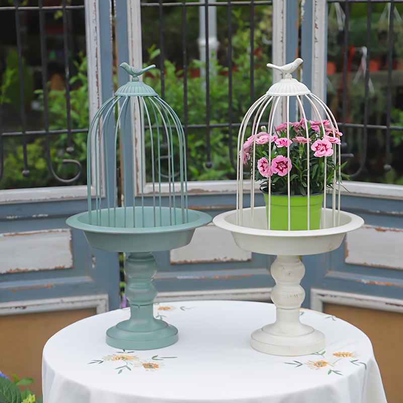 Retro Color Decorative Metal Bird Cage Bird Cage Decoration - Temu