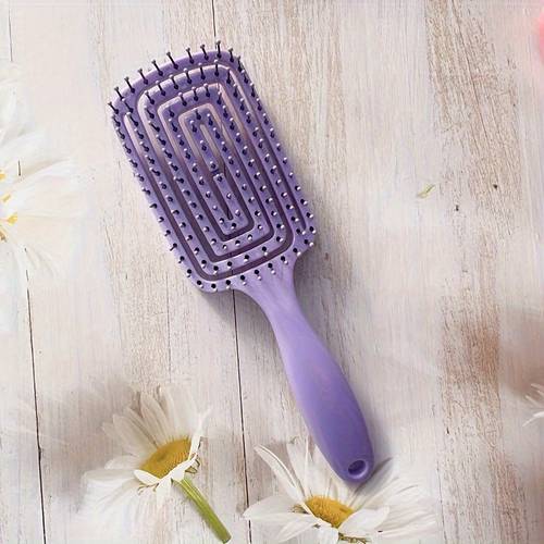 hollow anti static smoothing comb volumizing hairbrush suitable for all hair types