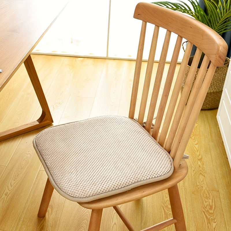 Comfortable Memory Foam Dining Chair Cushion With Non slip - Temu