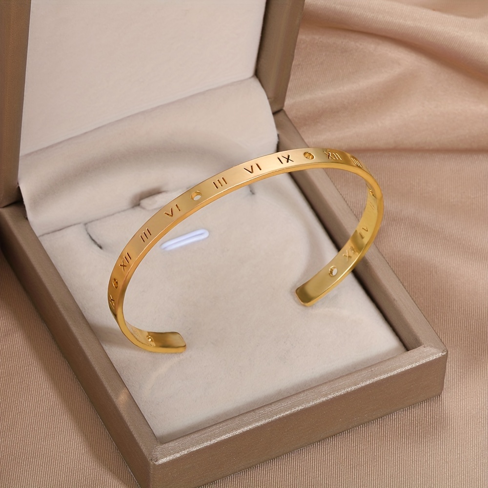 Golden Bracelets For Women 14k Gold Plated Bracelets For - Temu Sweden