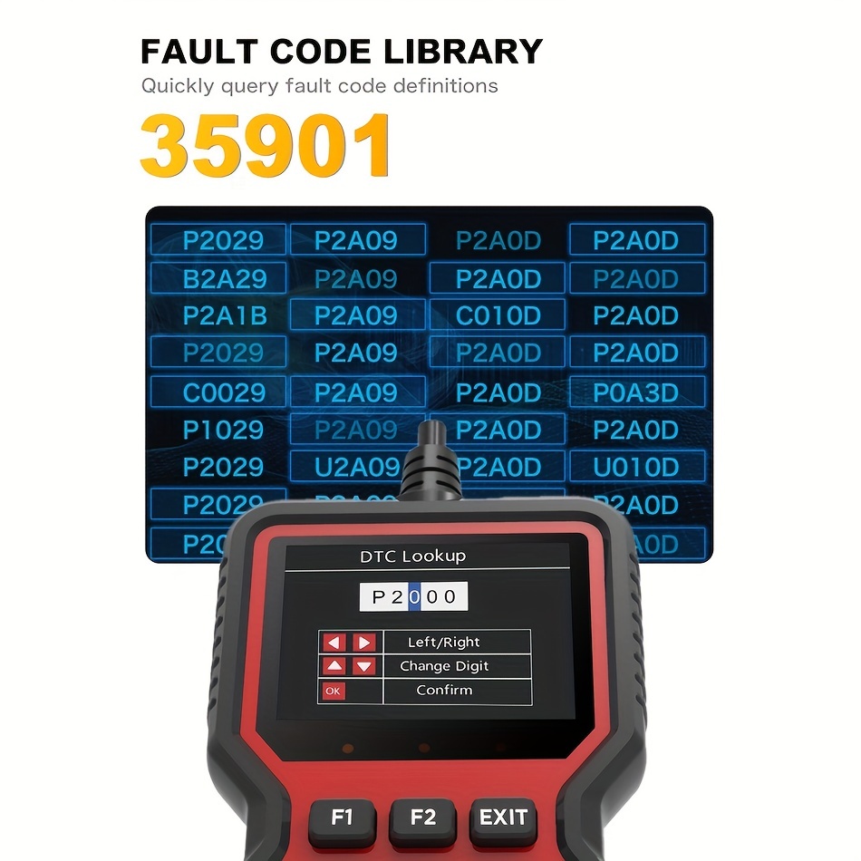 V519 Car Fault Detector Obd2 Scanner Fault Diagnosis Tester - Temu