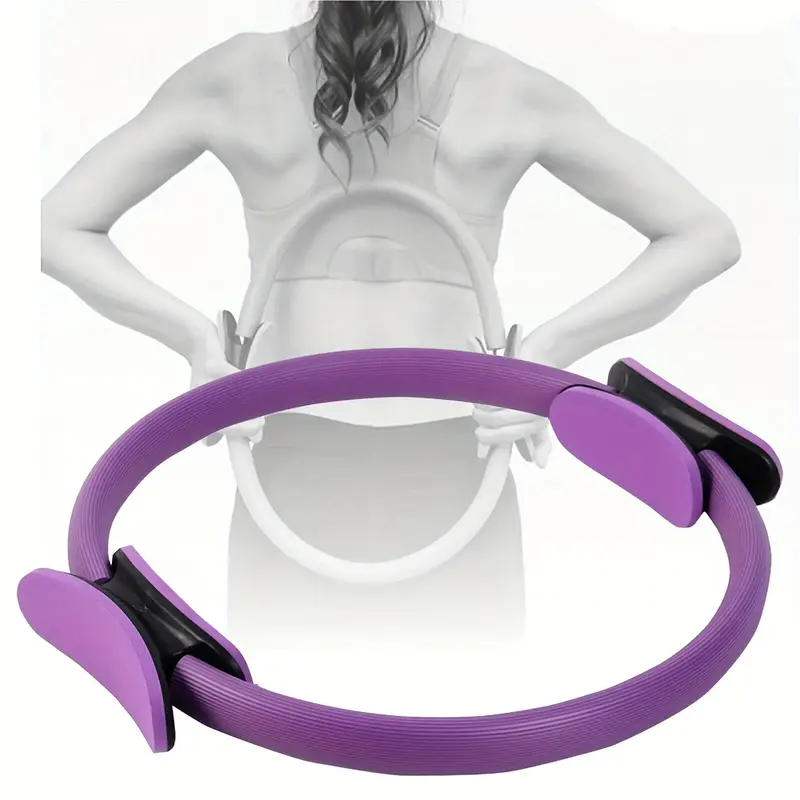 Pilates Stretching Circle With Double Handles Yoga - Temu