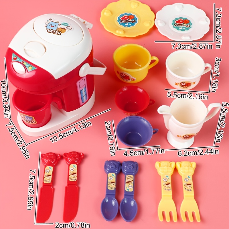 Simulation Kitchen Toy Washing Machine Mini Kitchen Set Tableware