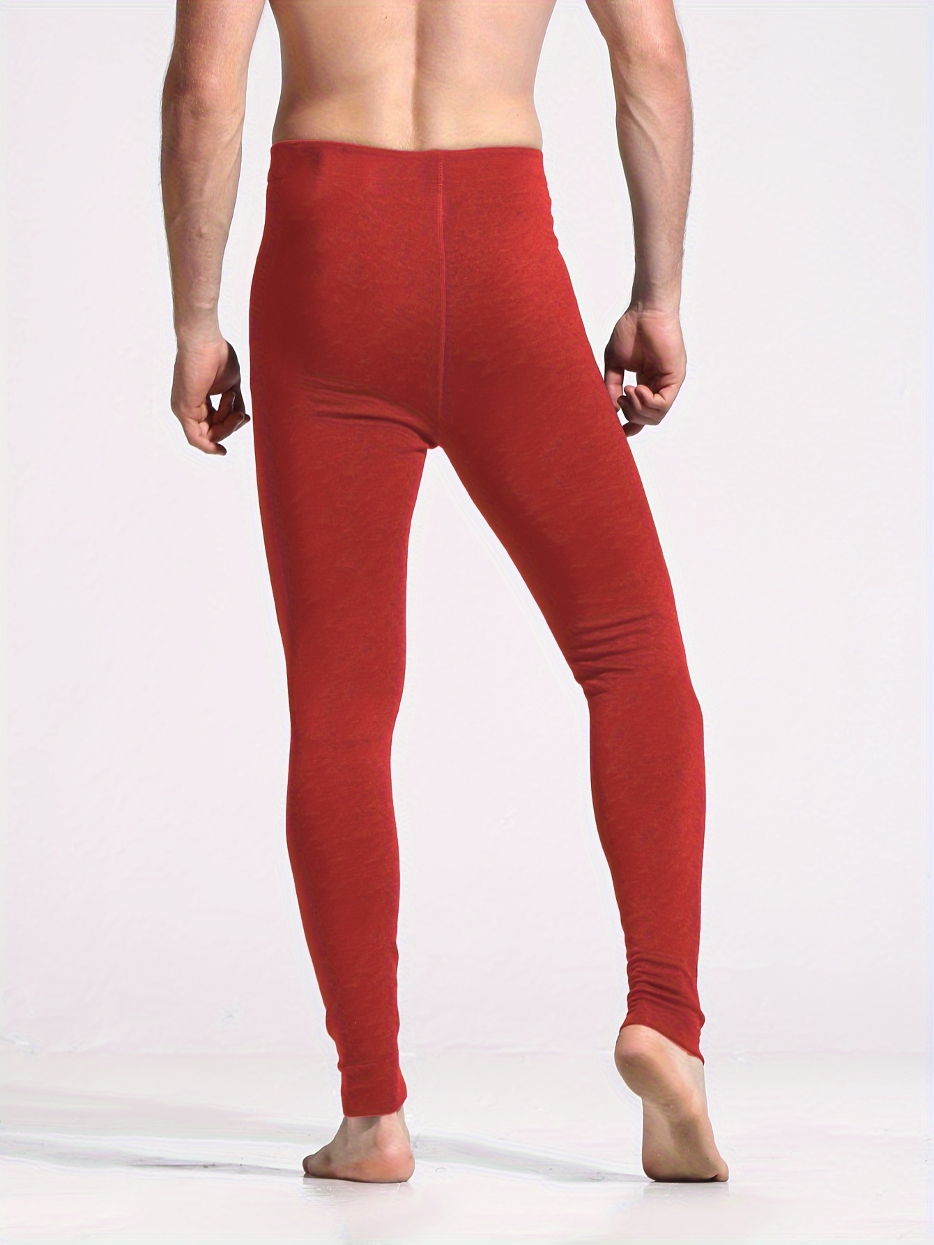 Men's Ultra soft Fleece Slim Fit Thermal Underwear Bottoms - Temu Canada