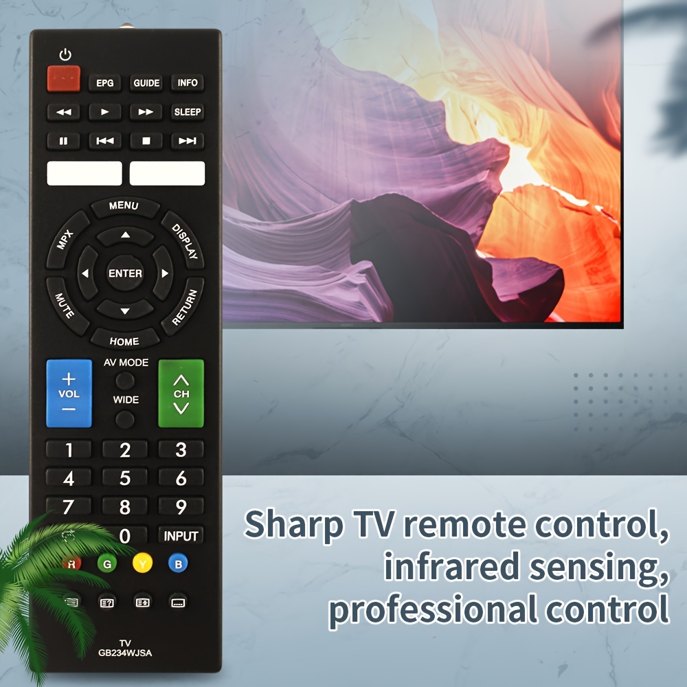 GB326WJSA Remplacement Pour Télécommande Sharp TV Pour Sharp