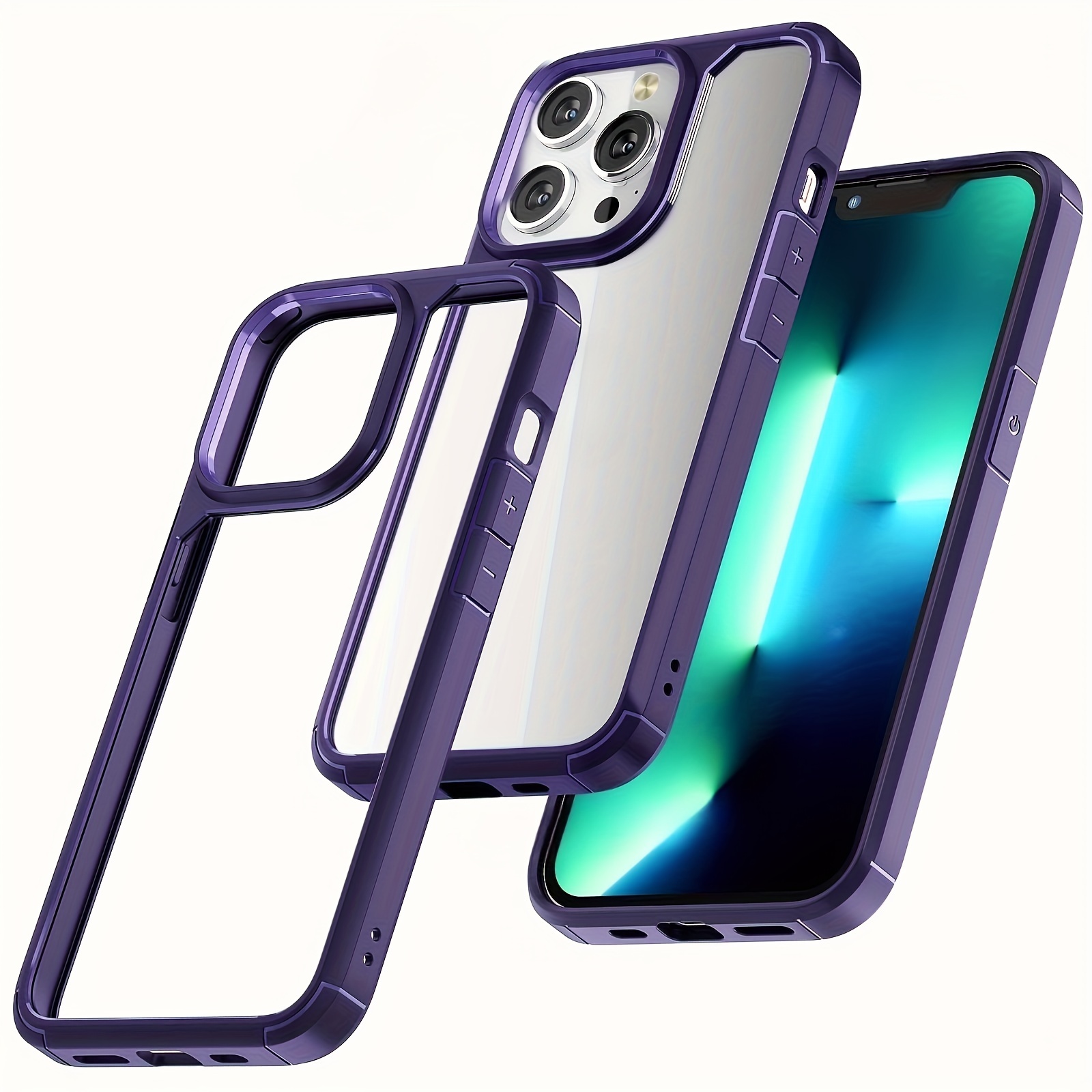 CASEKOO iPhone Transparent Anti-Yellowing Phone Case, Shockproof, and